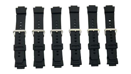 Casio Genuine Replacement Strap 16mm for G Shock Watch Model G-100-2B, G-2310-2V, G-2400-2V, G-100-2BV