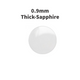 Round Flat Sapphire Watch Crystal 0.9mm Thick (Diameter 9.5mm to 36.5mm)