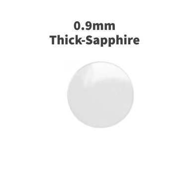 Load image into Gallery viewer, Round Flat Sapphire Watch Crystal 0.9mm Thick (Diameter 9.5mm to 36.5mm)
