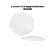 Double Domed And Round Sapphire Watch Crystal 1.1mm Thick - Universal Jewelers & Watch Tools Inc.