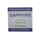 Double Domed And Round Sapphire Watch Crystal 0.8mm Thick - Universal Jewelers & Watch Tools Inc.