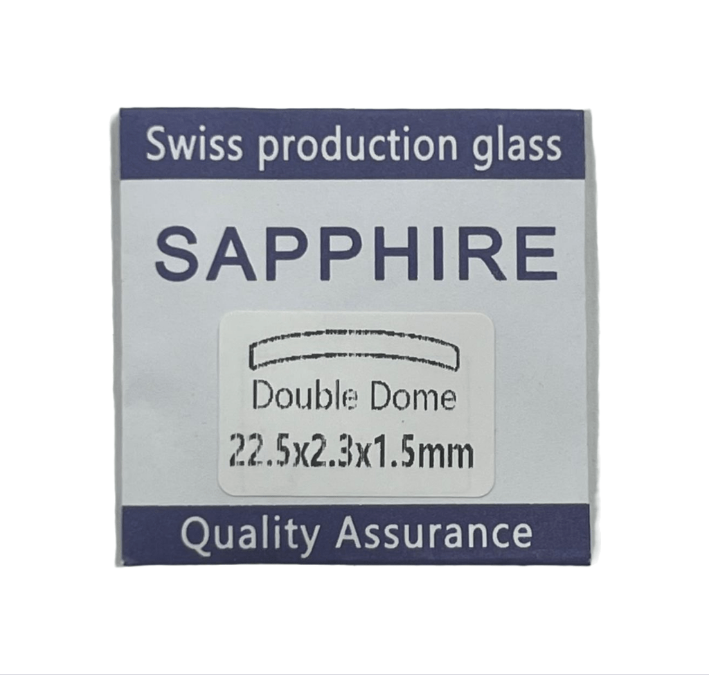 Double Domed And Round Sapphire Watch Crystal 1.5mm Thick