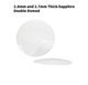 Double Domed And Round Sapphire Watch Crystal 2.7mm and 2.8mm Thick - Universal Jewelers & Watch Tools Inc.