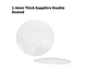 Double Domed And Round Sapphire Watch Crystal 2.4mm Thick - Universal Jewelers & Watch Tools Inc.