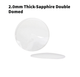 Double Domed And Round Sapphire Watch Crystal 2.0mm Thick - Universal Jewelers & Watch Tools Inc.