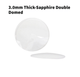 Double Domed And Round Sapphire Watch Crystal 3.0mm Thick - Universal Jewelers & Watch Tools Inc.