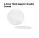 Double Domed And Round Sapphire Watch Crystal 1.4mm Thick - Universal Jewelers & Watch Tools Inc.