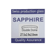 Double Domed And Round Sapphire Watch Crystal 2.0mm Thick - Universal Jewelers & Watch Tools Inc.