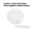 Double Domed And Round Sapphire Watch Crystal 1.3mm, 3.3mm and 6.0 Thickness - Universal Jewelers & Watch Tools Inc.