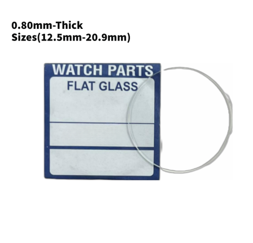 Load image into Gallery viewer, Watch Crystal Flat Round Mineral Glass Crystal 0.80mm Thick (12.5mm-20.9mm)
