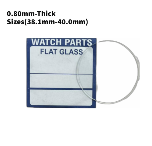 Load image into Gallery viewer, Watch Crystal Flat Round Mineral Glass Crystal 0.80mm Thick (38.1mm-40.0mm)
