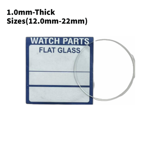 Load image into Gallery viewer, Watch Crystal Flat Round Mineral Glass Crystal 1mm Thick (12.0mm-21.9mm)
