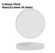 Watch Crystal Flat Round Mineral Glass Crystal 4.85mm Thick (33.0mm - 39.5mm) - Universal Jewelers & Watch Tools Inc.