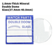 Watch Crystal Double Domed Round Mineral Glass Crystal 1.0mm Thick (37.4mm - 40.0mm) - Universal Jewelers & Watch Tools Inc.