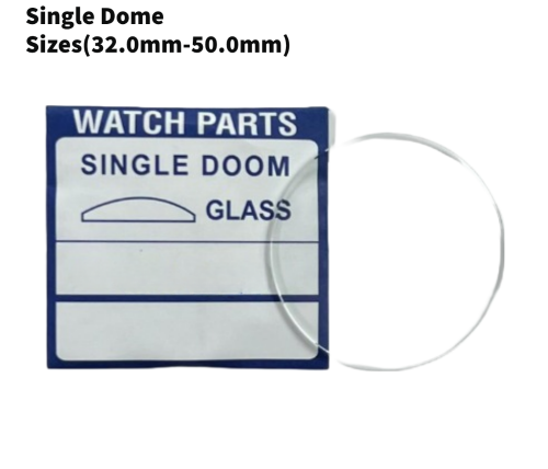 Load image into Gallery viewer, Watch Crystal Single Domed Round Mineral Glass Crystal 1.0mm Thick (32.0mm-50.0mm)
