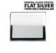 Flat Mineral Glass Crystal with Silver Trim 2mm Blanks in Rectangular Shape Diameter (23.5mm✘26.2mm) - Universal Jewelers & Watch Tools Inc.