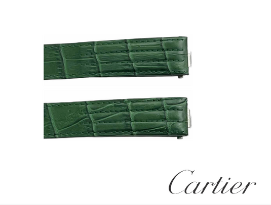 Multi-colors Replacement Cartier Roadster 19MM & 21MM Leather Band Alligator/Crocodile Grain