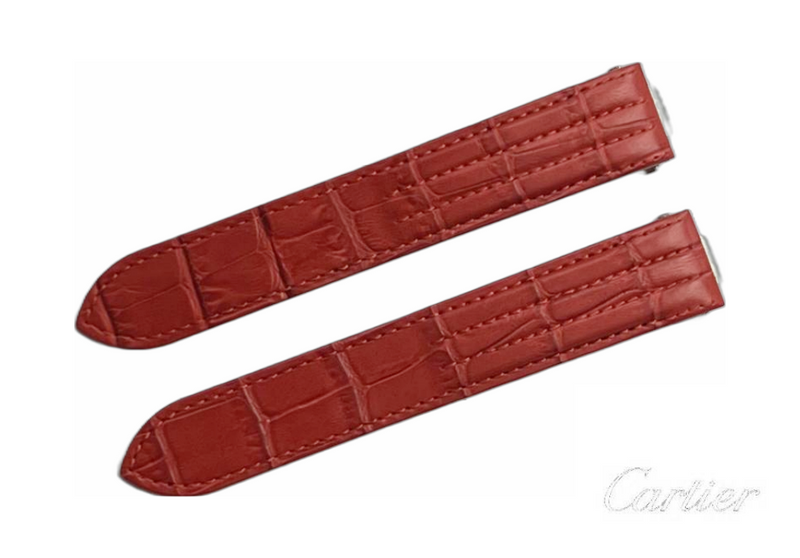 Load image into Gallery viewer, Multi-colors Replacement Cartier Roadster 19MM &amp; 21MM Leather Band Alligator/Crocodile Grain
