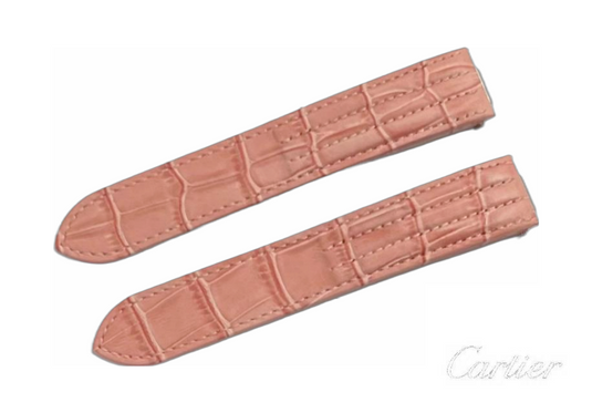 Multi-colors Replacement Cartier Roadster 19MM & 21MM Leather Band Alligator/Crocodile Grain