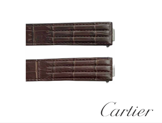 Multi-colors Replacement Cartier Roadster 19MM & 21MM Leather Band Alligator/Crocodile Grain