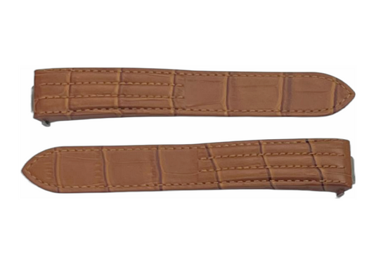 Multi-colors Replacement Cartier Roadster 19MM & 21MM Leather Band Alligator/Crocodile Grain