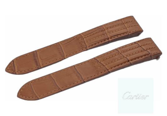 Multi - colors Replacement Cartier Roadster 19MM & 21MM Leather Band Alligator/Crocodile Grain - Universal Jewelers & Watch Tools Inc.