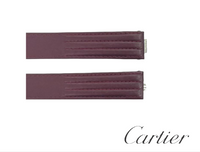 Multi-colors Replacement Cartier Roadster 19MM & 21MM Leather Band Stitched Plain