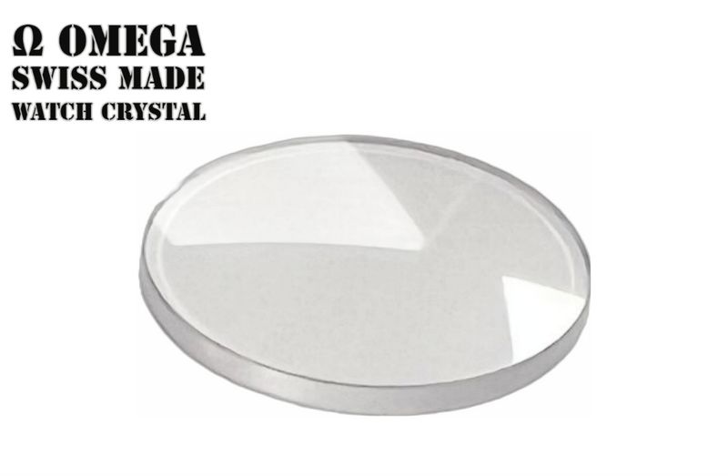 Load image into Gallery viewer, Sapphire Crystals to Fit Omega Double Domed (30.5× 2.0× 3.0)mm → (Dia× Edge Thick× Dome Thick)
