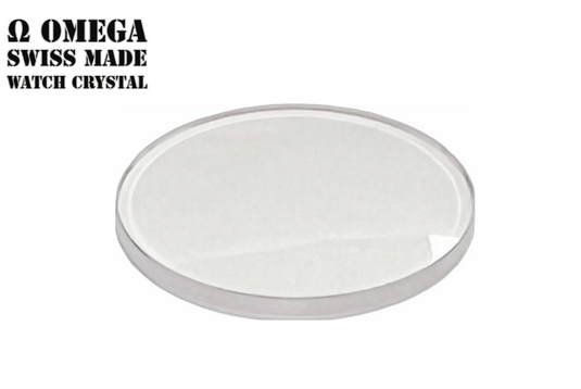 Sapphire Crystals to Fit Omega Double Domed (31.0× 1.0× 2.5)mm → (Dia× Edge Thick× Dome Thick)