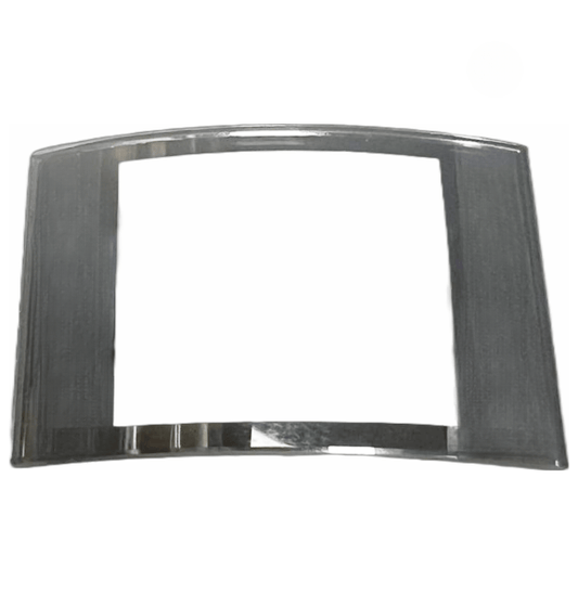 Sapphire Crystals to Fit Rado Double Domed Rectangular Shape Silver Border (24.7×15.8×2.7×1.0)mm→(Width×Height×Dome Height×Edge Thick) Fit Model (153 0733 3) - Universal Jewelers & Watch Tools Inc.