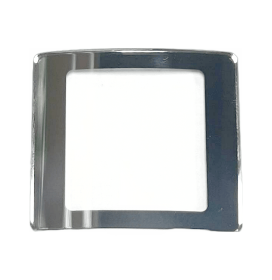 Sapphire Crystals to Fit Rado Double Domed Rectangular Shape Cut Corners Silver Border (28.2×24.5×2.2×1.1)mm→(Width×Height×Dome Height×Edge Thick) - Universal Jewelers & Watch Tools Inc.
