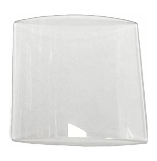 Sapphire Crystals to Fit Rado Double Domed Square Shape (23.7×23.7×2.8×0.9)mm→(Width×Height×Dome Height×Edge Thick) - Universal Jewelers & Watch Tools Inc.