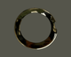 Mineral Crystals to Fit Rado Double Domed Cut out at 3:00 Round Shape with Golden Trim (23.0×2.8×0.85)mm→(Diameter×Dome Height×Edge Thick) Fit Model 318.3829.4 - Universal Jewelers & Watch Tools Inc.
