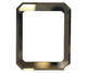 Mineral Crystals to Fit Rado Flat Rectangular Golden Trim Cut Corners (34.0×27.0×0.80)mm→(Height×Width×Edge Thick) - Universal Jewelers & Watch Tools Inc.