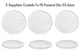 3PCS Sapphire Crystals to Fit PANERAI Domed with Date(Cyclop) (33.0*×3.2*2.5mm) - Universal Jewelers & Watch Tools Inc.