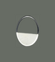 Mineral Crystals to Fit BULOVA Ladies Flat Silver Trim Oval Shape (15.7×11.4×1.1)mm→(Height×Width×Thickness) Fit Model 97V23 - Universal Jewelers & Watch Tools Inc.