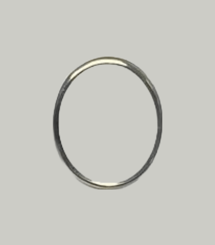 Mineral Crystals to Fit BULOVA Ladies Flat Golden Trim Oval Shape (17.7×14.0×1.05)mm→(Height×Width×Thickness) Fit Model 98V02 - Universal Jewelers & Watch Tools Inc.