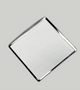 Mineral Crystals to Fit BULOVA Single Domed Silver Trim Square Shape (23.0×23.0×1.90)mm→(Height×Width×Middle Thick) Fit Model 96R000