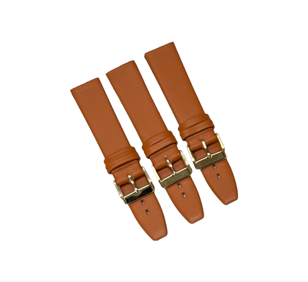 High Quality Watch Bands Flat Genuine Leather Plain 18 - 24mm - Universal Jewelers & Watch Tools Inc.