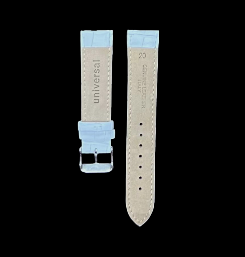 Load image into Gallery viewer, Watch Bands Stitched Alligator Crocodile Grain Padded Genuine Leather 12-30MMXXL
