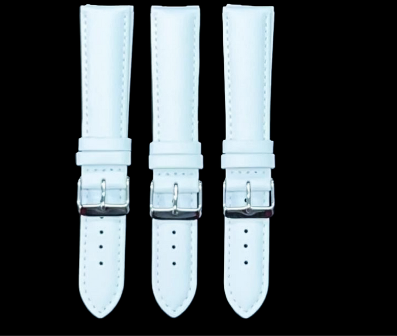 Load image into Gallery viewer, Premium Quality Watch Bands Stitched Padded Plain Genuine Leather 8-28MM
