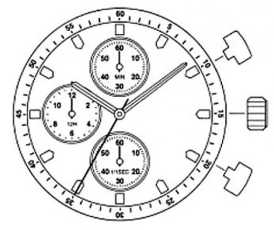 0S30- Miyota- Citizen Watch Movement Made in Japan