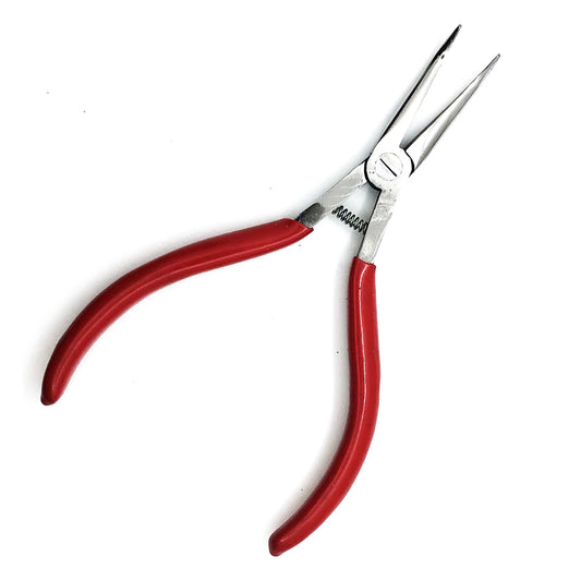 Plier 5" Bent Chain Nose With Spring