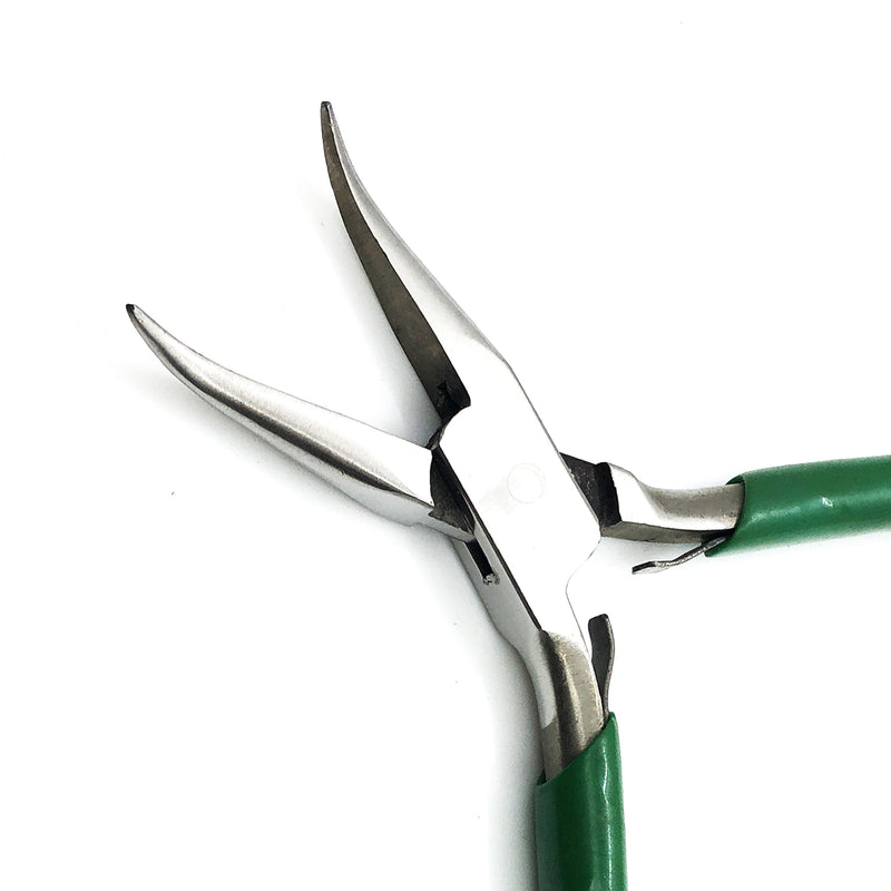 Load image into Gallery viewer, Plier 5&quot; Bent Chain Nose With V-Spring
