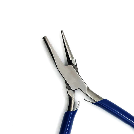 Plier for Ring Bending Flat- half Round Nose