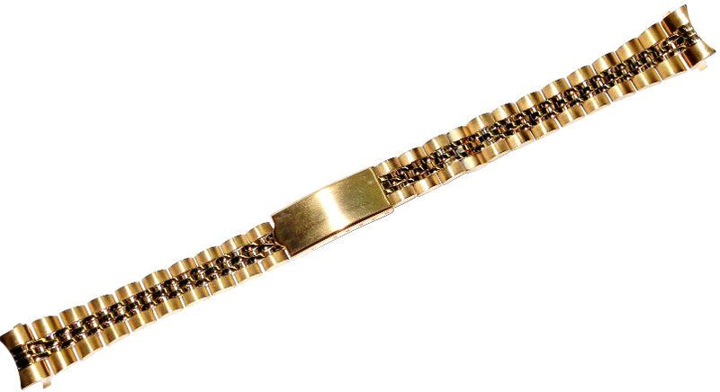 Load image into Gallery viewer, 20 mm jubilee Watch Band Bracelet Fits for Rolex Stainless golden
