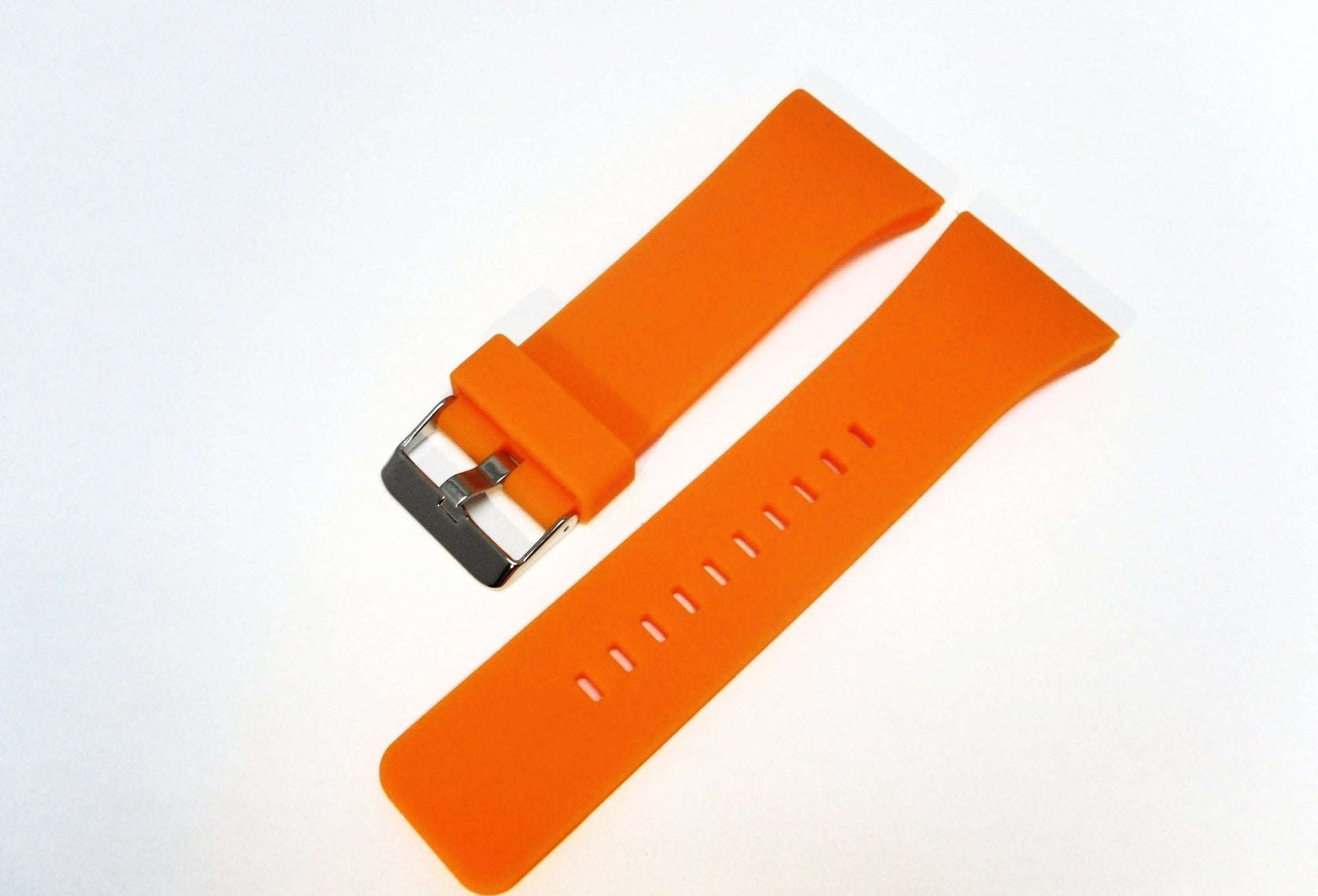 Best Quality,Silicon Watch Band 31mm Orange for Big Size Sport Watch - Universal Jewelers & Watch Tools Inc.
