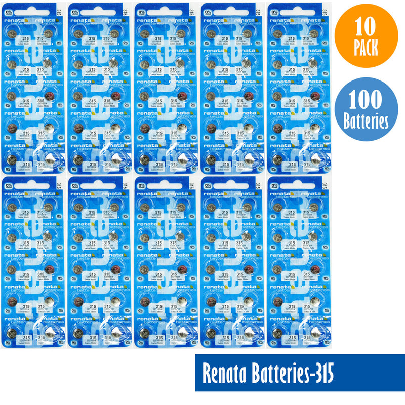 Load image into Gallery viewer, Renata-Batteries-315-1-pack-10-batteries, Replaces-SR716SW, Watch-Batteries, Swiss Made - Universal Jewelers &amp; Watch Tools Inc. 
