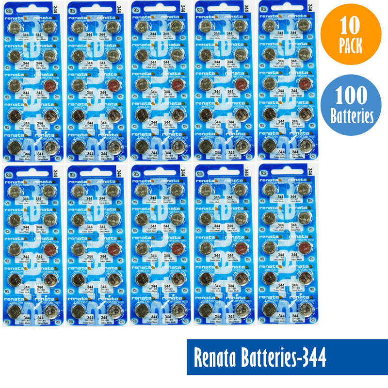 Load image into Gallery viewer, Renata-Batteries-344-1-pack-10-batteries, Replaces-SR1136S, Watch-Batteries, Swiss Made - Universal Jewelers &amp; Watch Tools Inc. 
