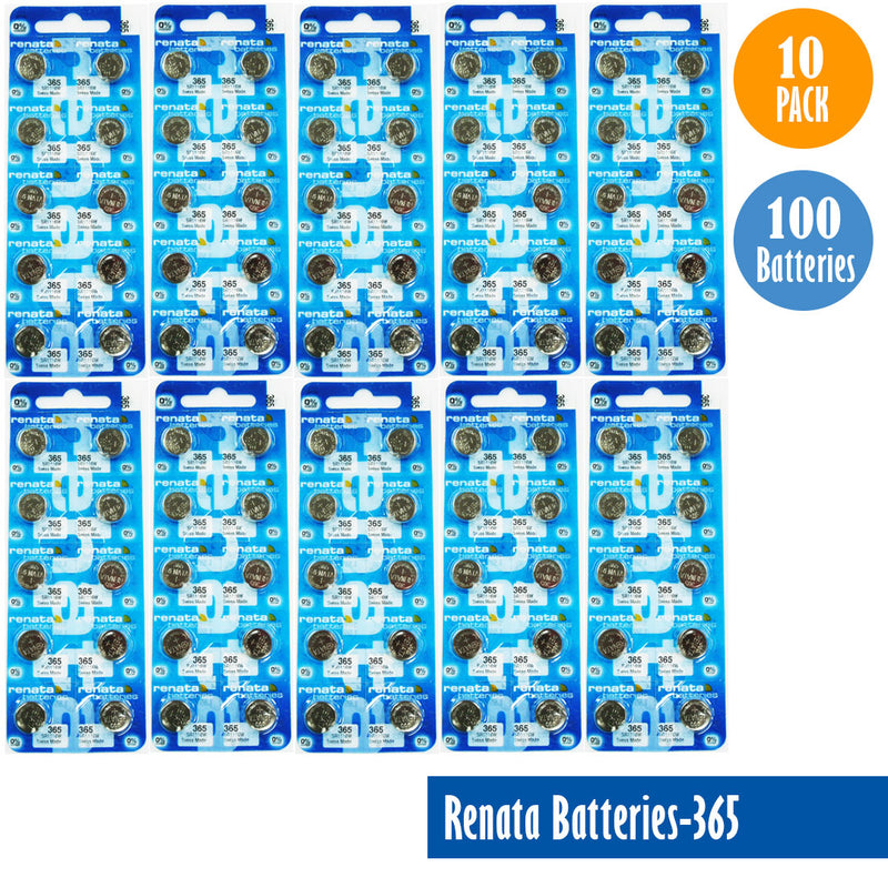 Load image into Gallery viewer, Renata-Batteries-365-1-pack-10-batteries, Replaces-SR1116W, Watch-Batteries, Swiss Made - Universal Jewelers &amp; Watch Tools Inc. 
